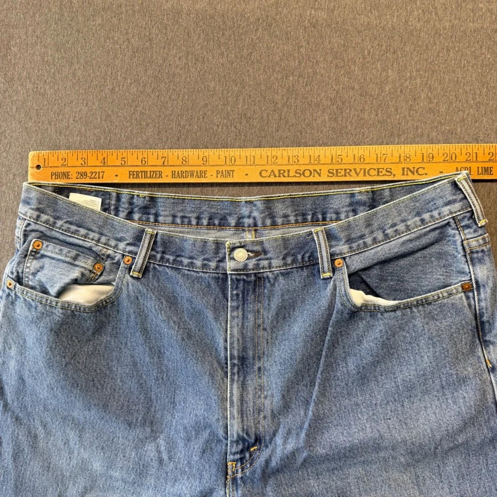 Levis 550 Relaxed Fit Mens Jeans Medium Wash Denim W44 L32 01550-4891